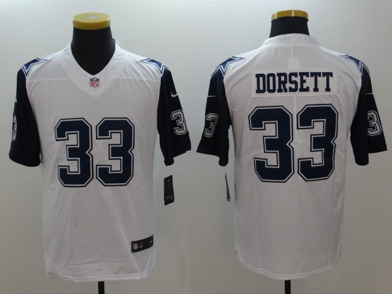 Men's Dallas Cowboys Tony Dorsett #33 White Jersey